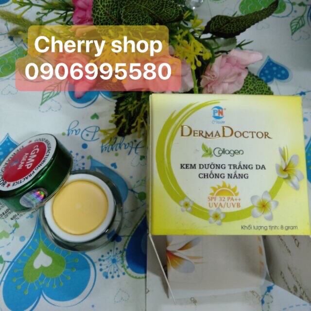 Kem derma doctor collagen trắng da chống nắng 8g