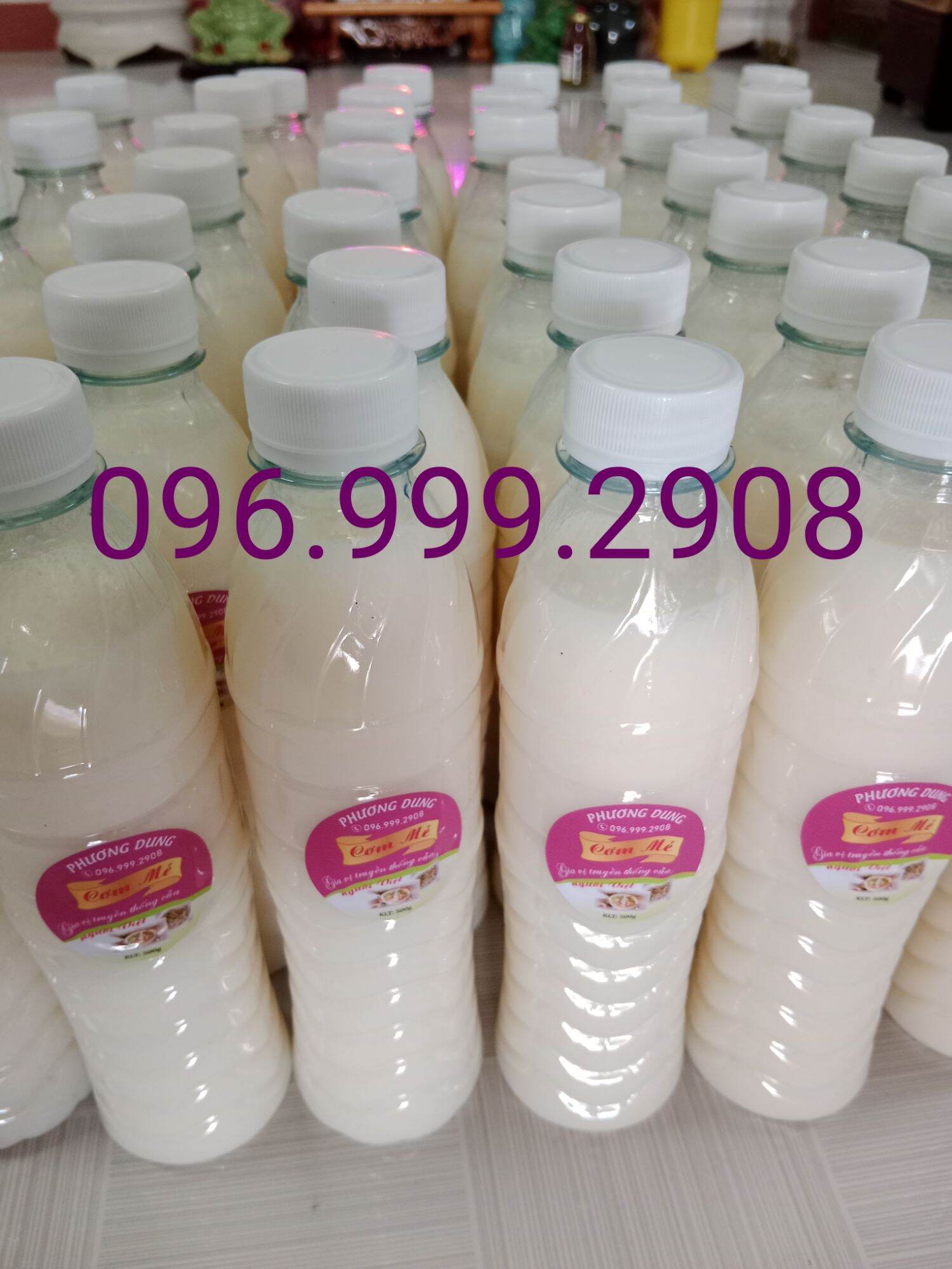 5 chai cơm mẻ mỗi chai 500g