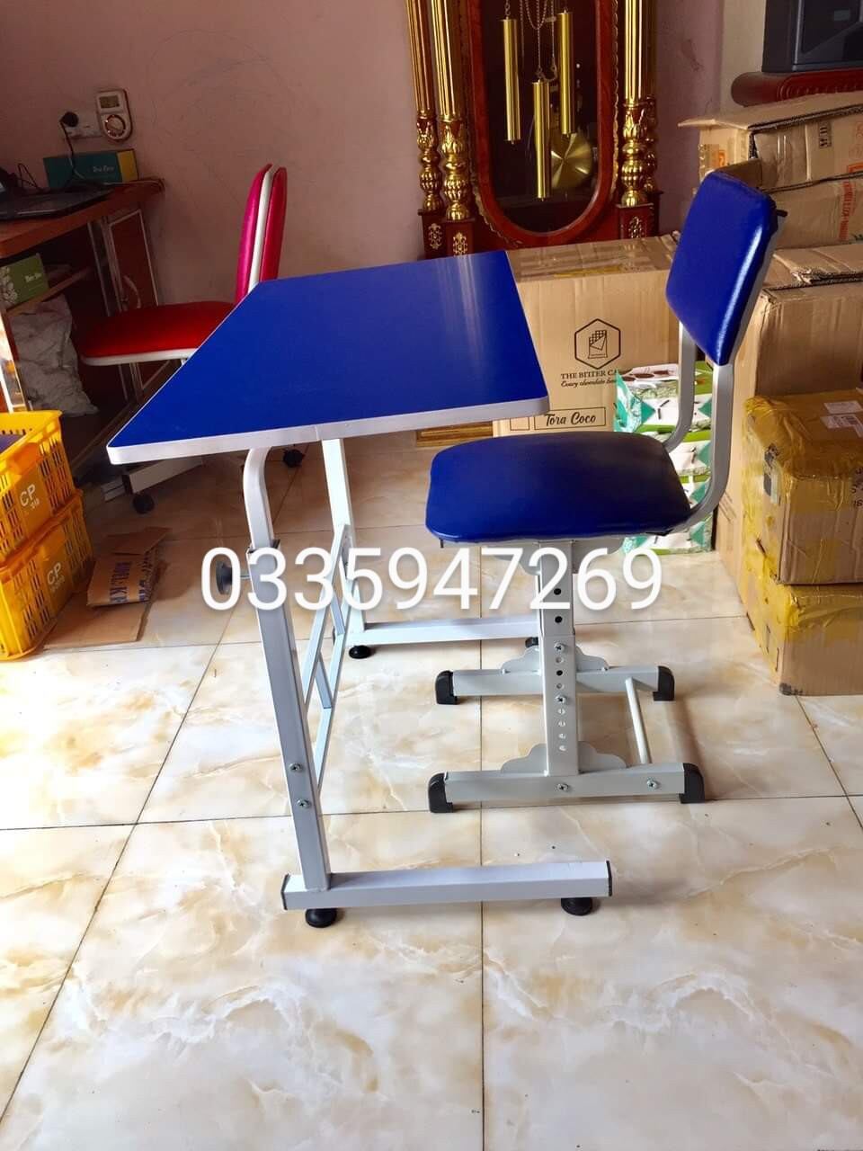 Bàn ghế học sinh tăng chỉnh theo ý muốn của con