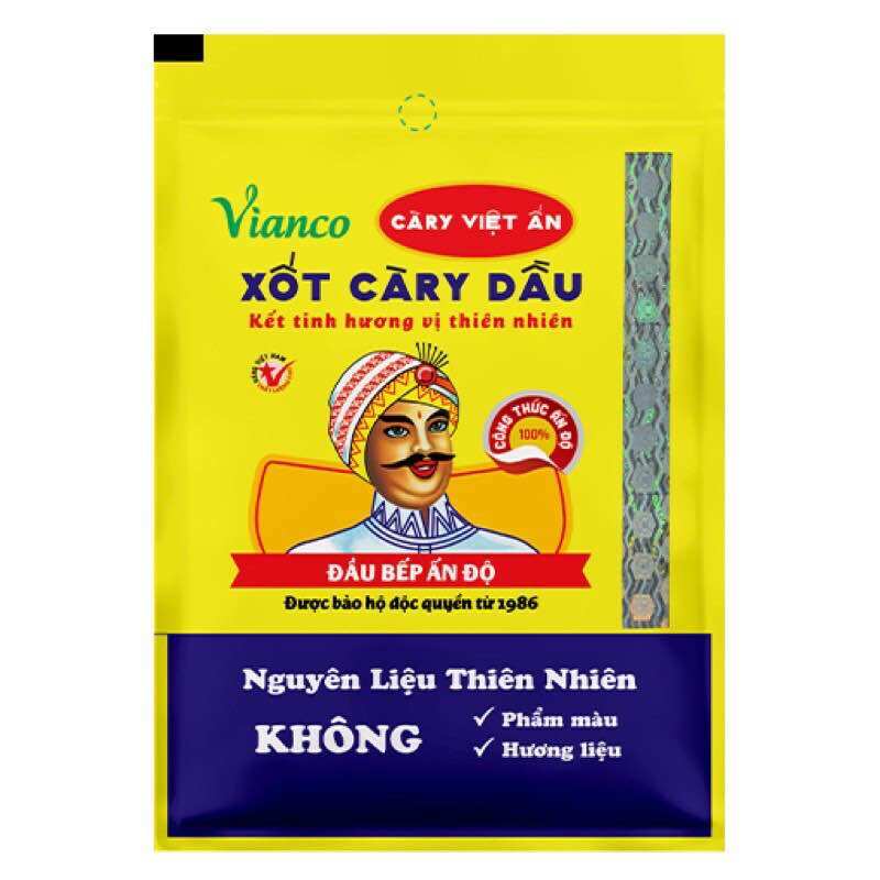 Xốt cà ri dầu/Bò kho dầu Vianco gói (18g)