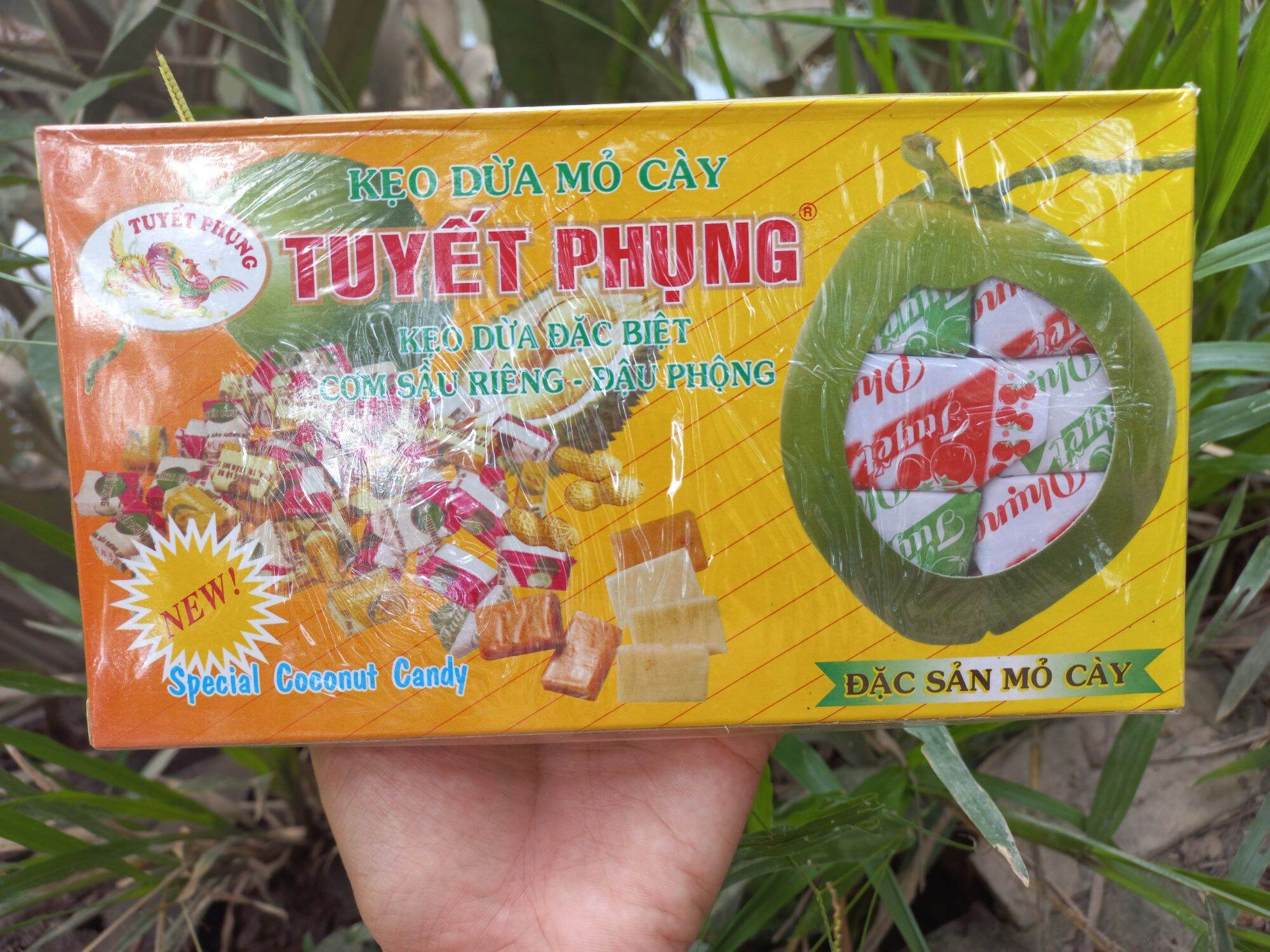 Kẹo dừa tuyết phụng đặc sản bến tre 400gr