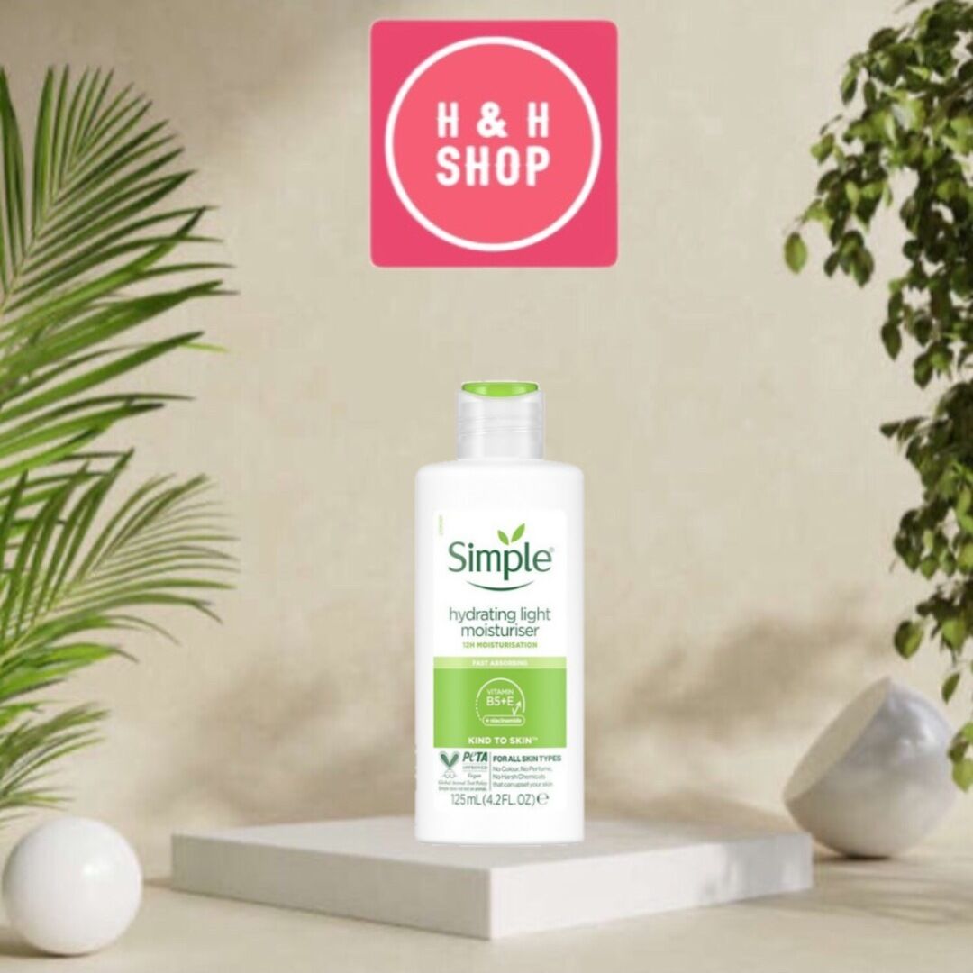 Sữa dưỡng ẩm Simple dịu nhẹ cấp ẩm tới 12h 125ml
