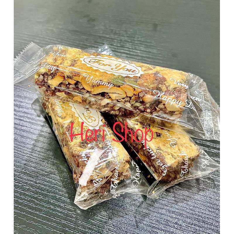 Thanh gạo lứt ngũ cốc chà bông - 500g
