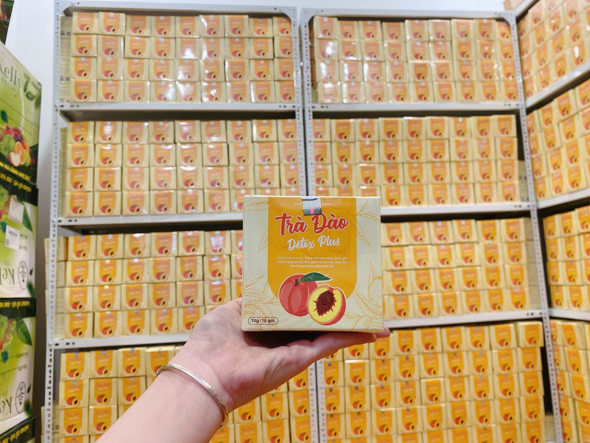 [HCM]Trà đào giảm cân detox plus - chính hãng. GIÁ SỐC 3 HỘP TRÀ ĐÀO GIẢM CÂN CHÍNH HÃNG. Đốt mỡ thừa hiệu quả, mỡ bụng. Không mệt