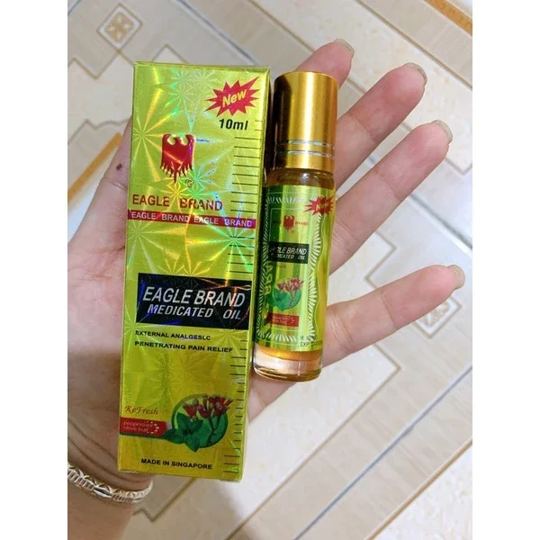Dầu Gió Con Ó Dạng Lăn 10ml Nóng, Thơm ( trắng, xanh,vàng)