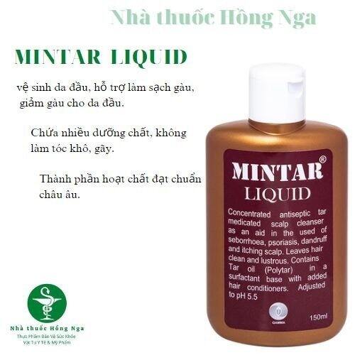 Dầu gội Mintar liquid hết ngứa, sạch gàu và vảy nến