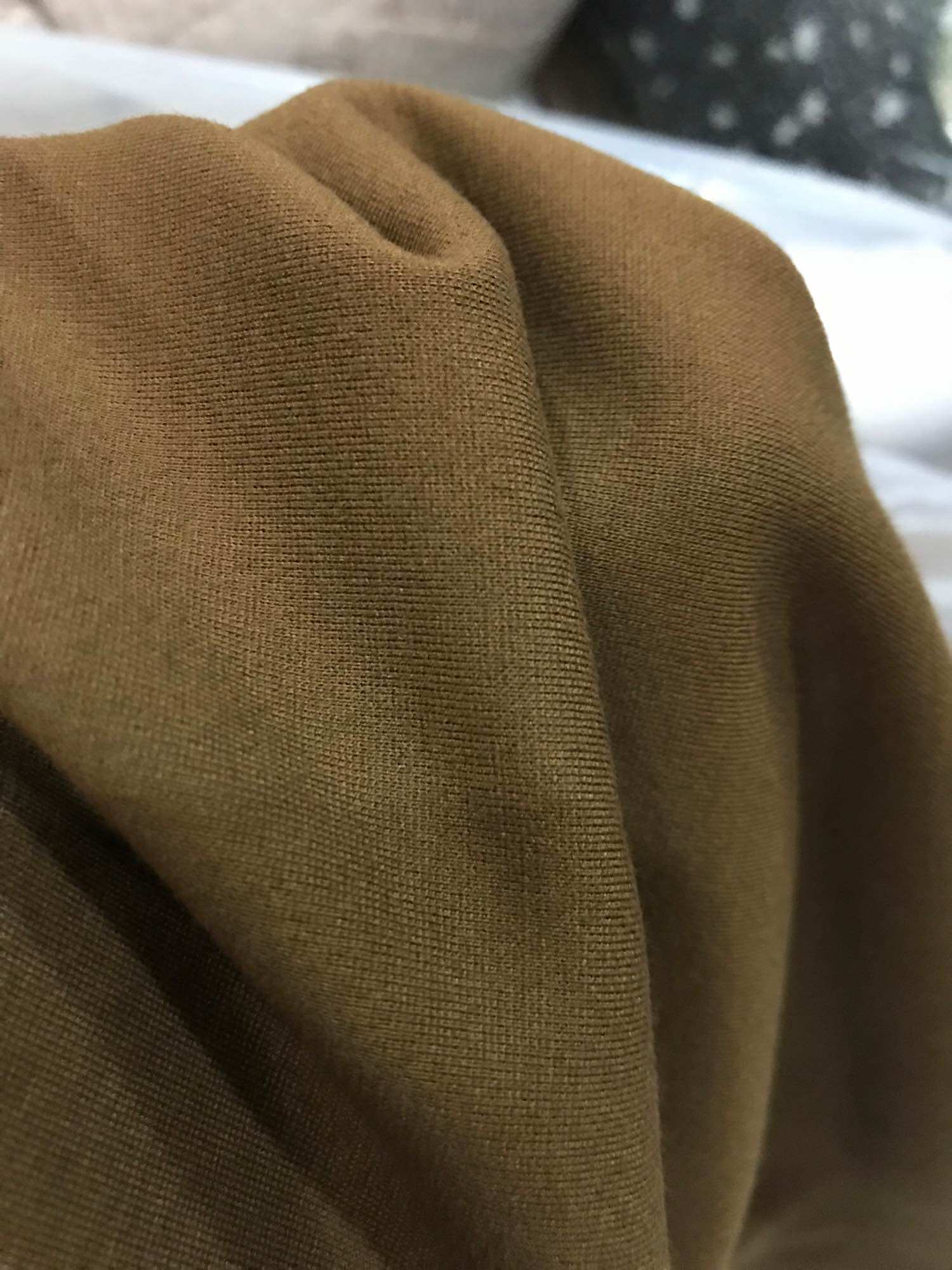 Vải thun cotton Hàn màu nâu hàng loại 1(khổ 1m65)co giãn 4 chiều dày  mềm (không nhão)may đầm váy,đầm body,Quần legging