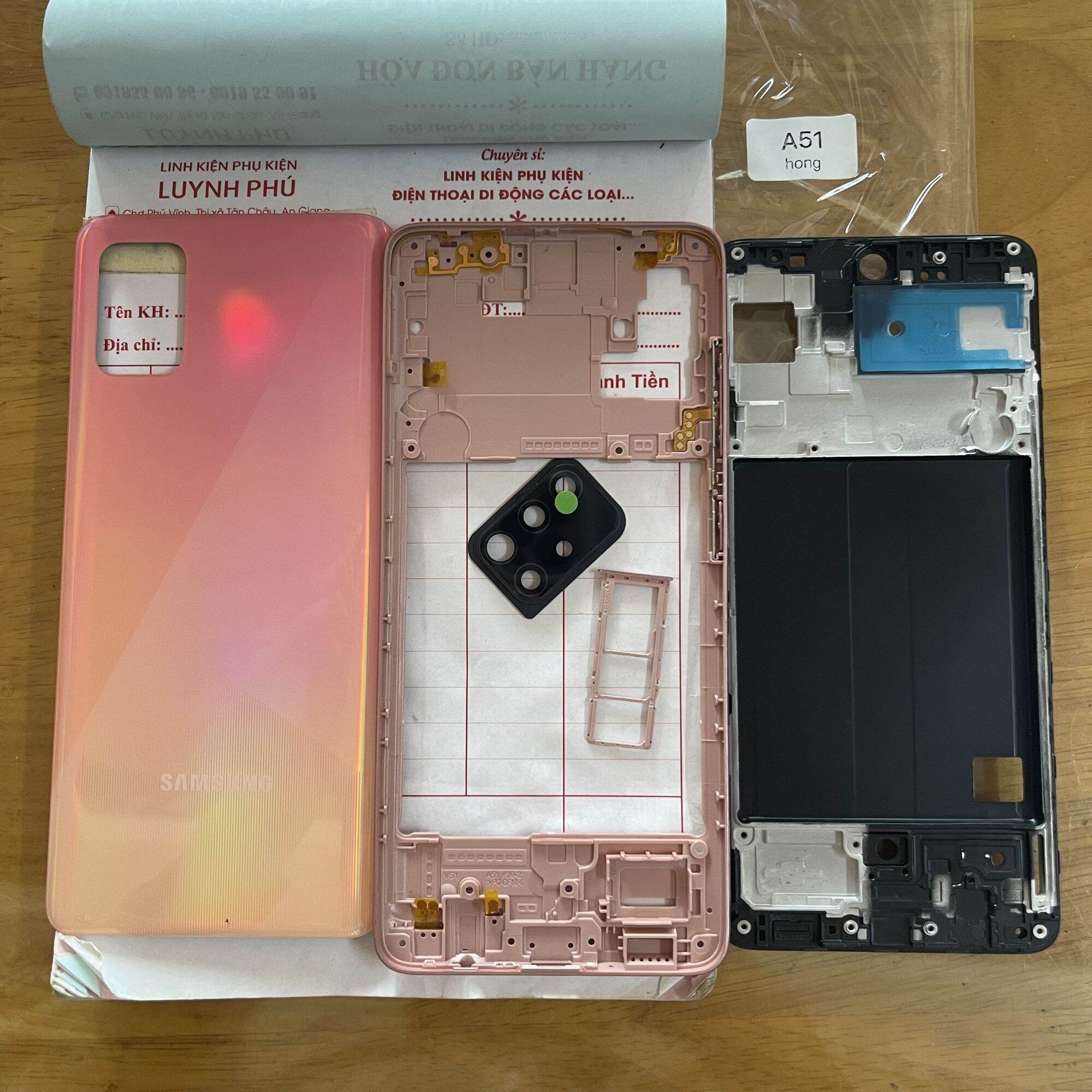 Vỏ samsung A51 đủ bộ chuẩn đẹp