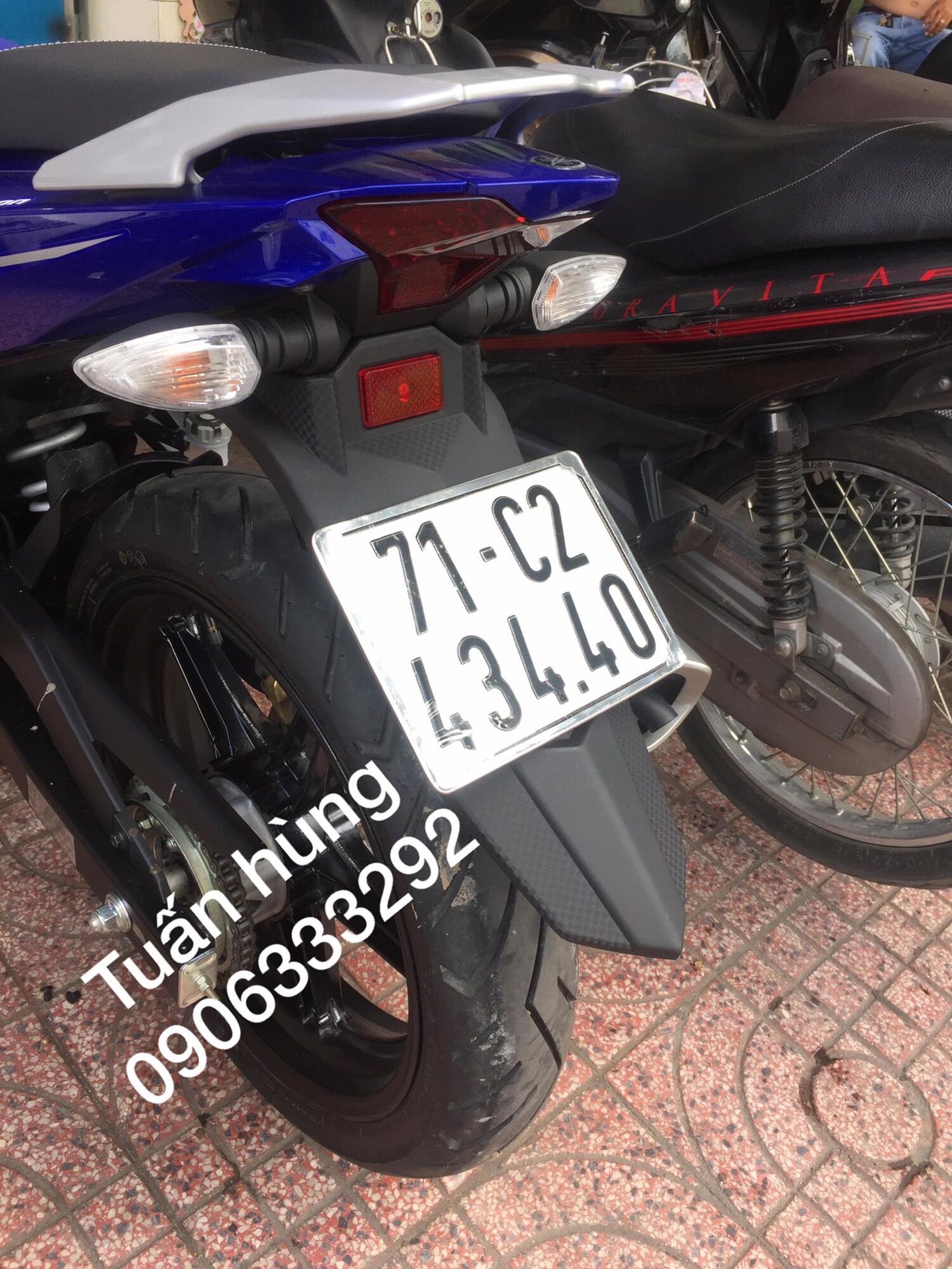 Dè Exciter, Đuôi Dè Fz Gắn Ex 150