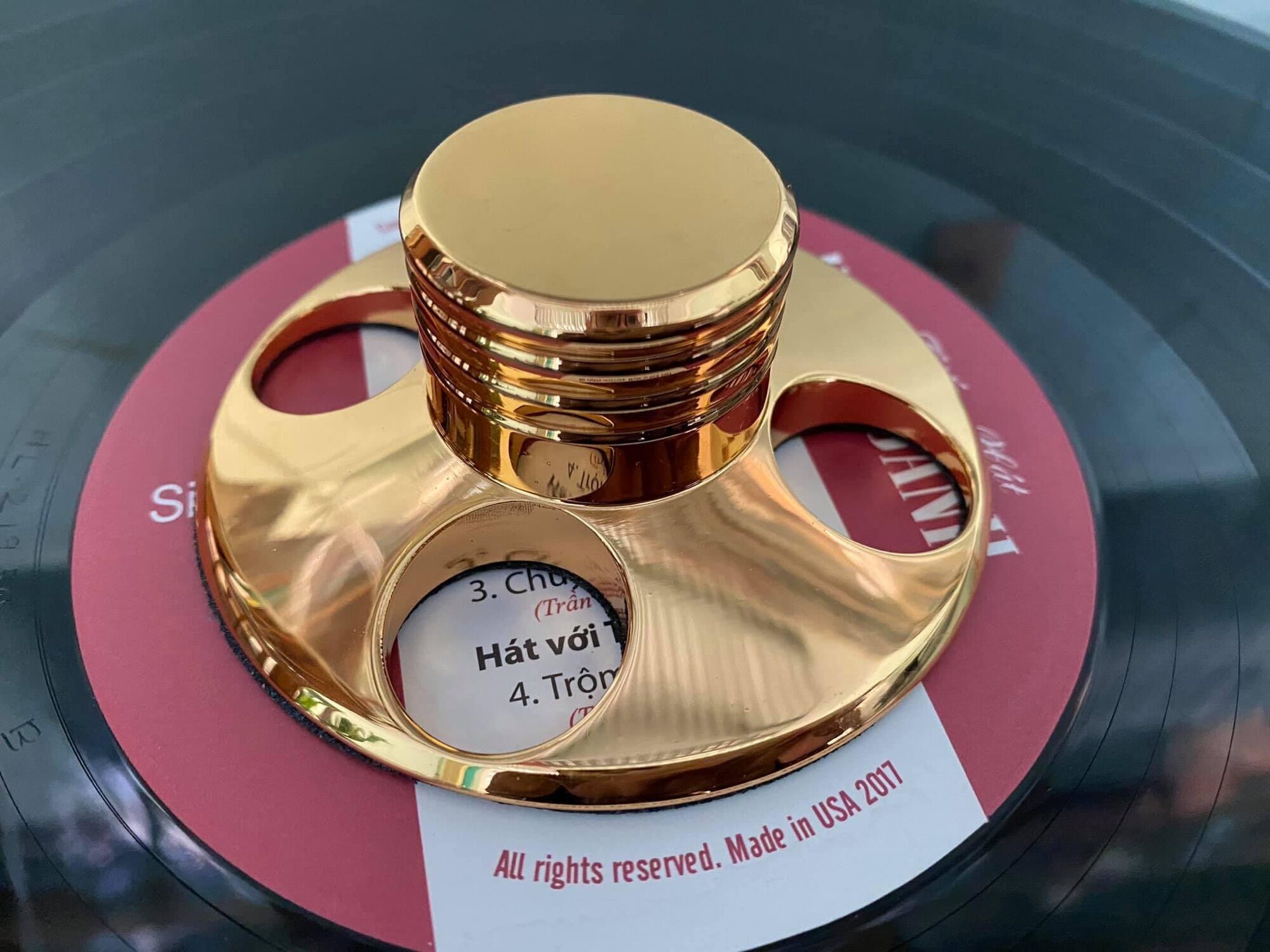 chặn đĩa than, mâm đĩa than LP 4 mẫu đẹp