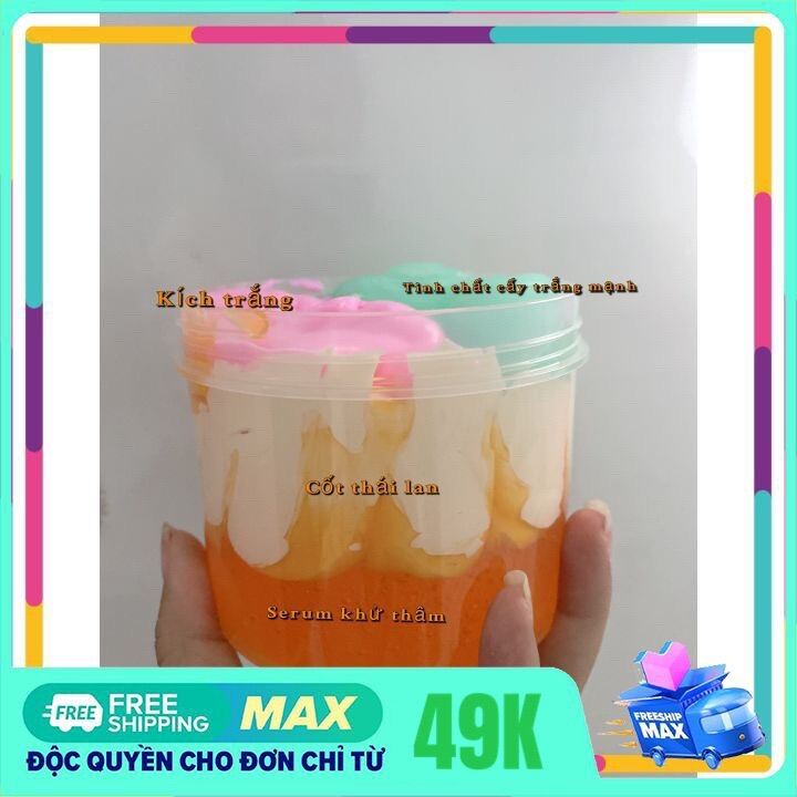 Kem Cốt Trộn Thái Lan 4 Tầng Cấy Trắng Siêu Mạnh 500Gram