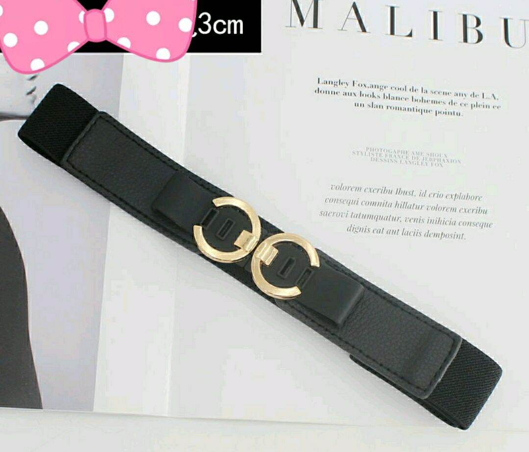 Thắt lưng dây nịt đai váy nịt bụng nữ màu đen nhiều mẫu tặng chì kẻ mắt