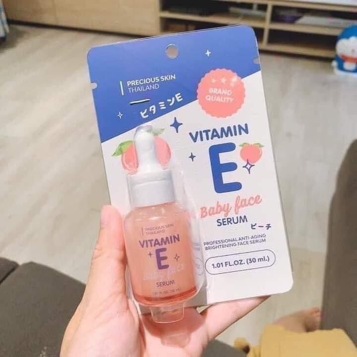 Serum Vitamin E Baby Face Thái Dưỡng Da Căng Mịn Cam Kết Sản Phẩm Đúng Mô Tả Chất Lượng Đảm Bảo