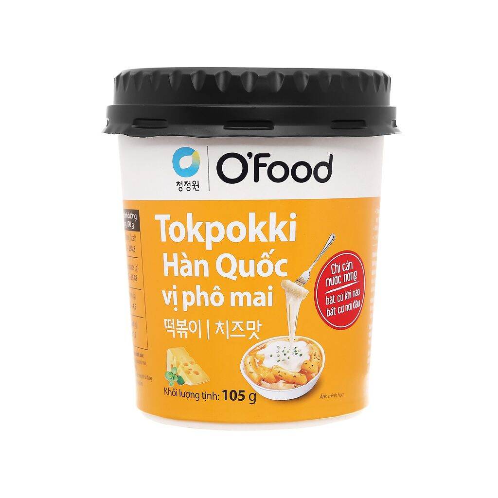 TOKBOKI HÀN QUỐC O'FOOD 105GR CÁC VỊ