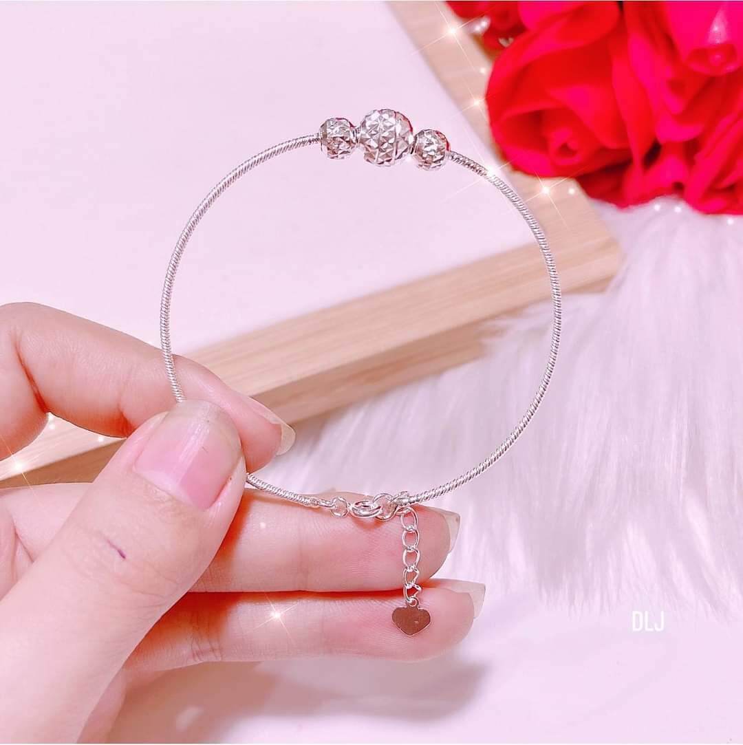 (100% bạc chuẩn) vòng tay bạc nữ mới nhất