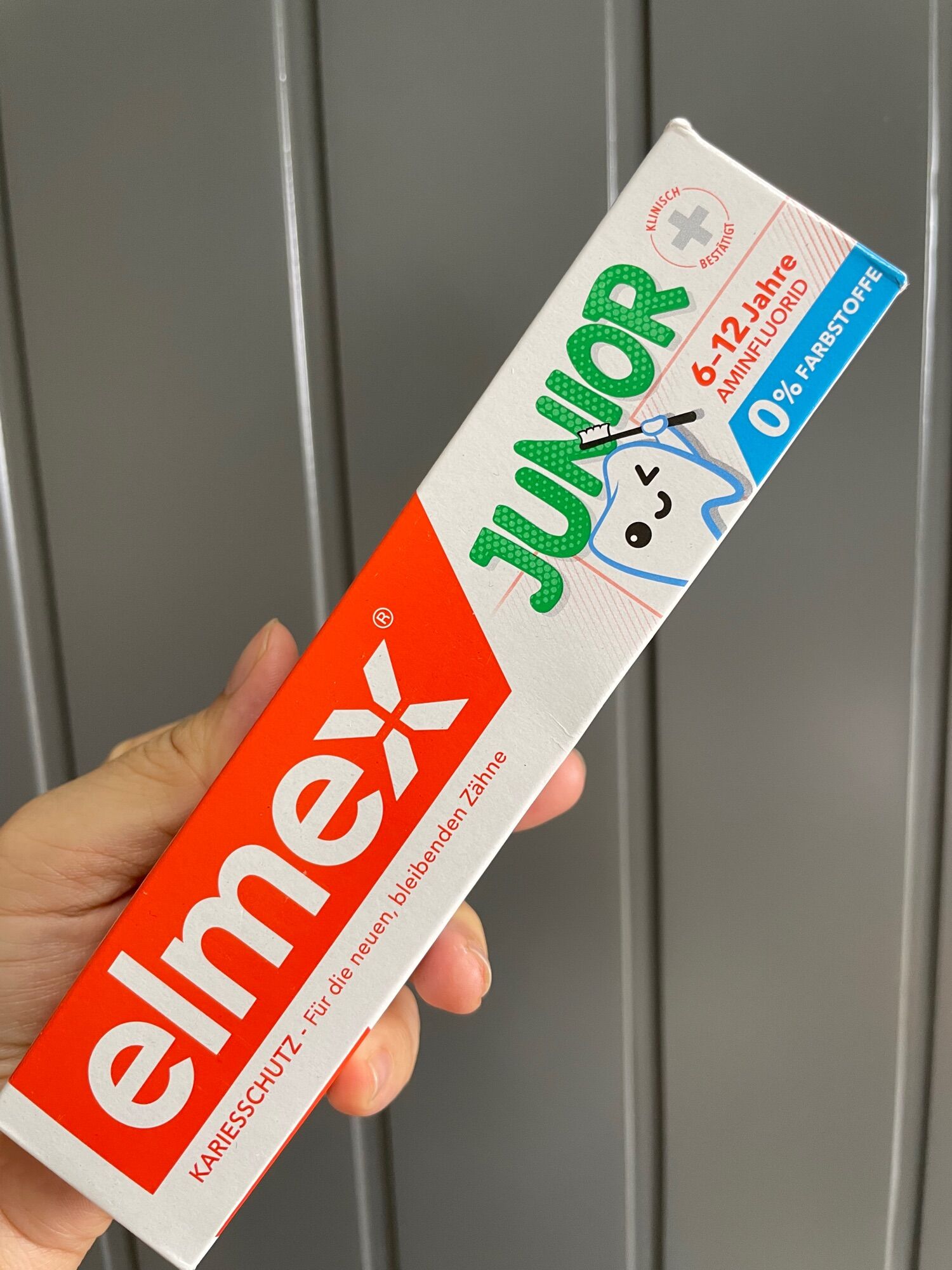 [Bill Đức] Kem đánh răng Elmex Junior cho bé từ 6 đến 12 tuổi 75ml