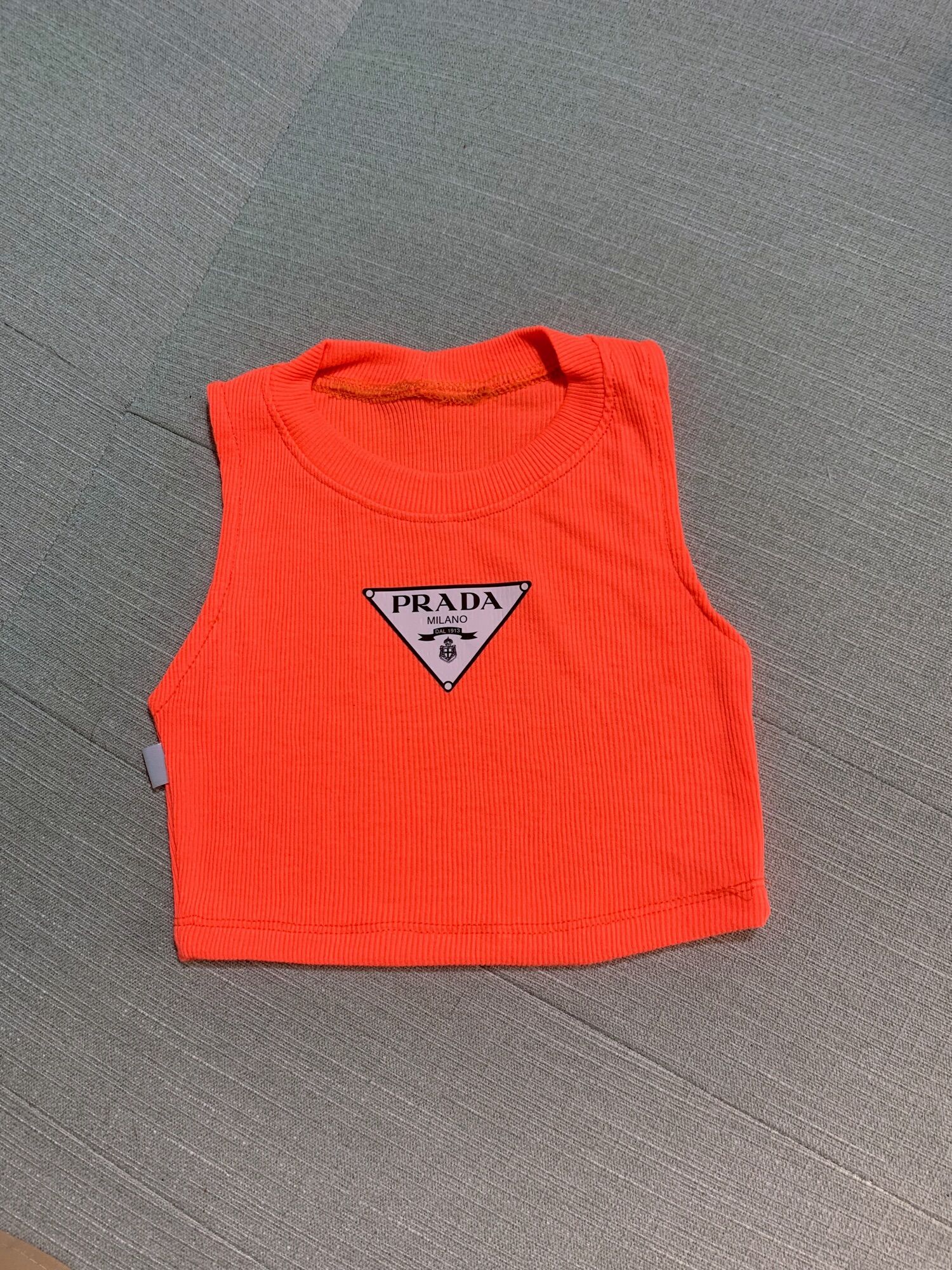 [ hàng có sẵn] áo croptop ba lỗ bé gái