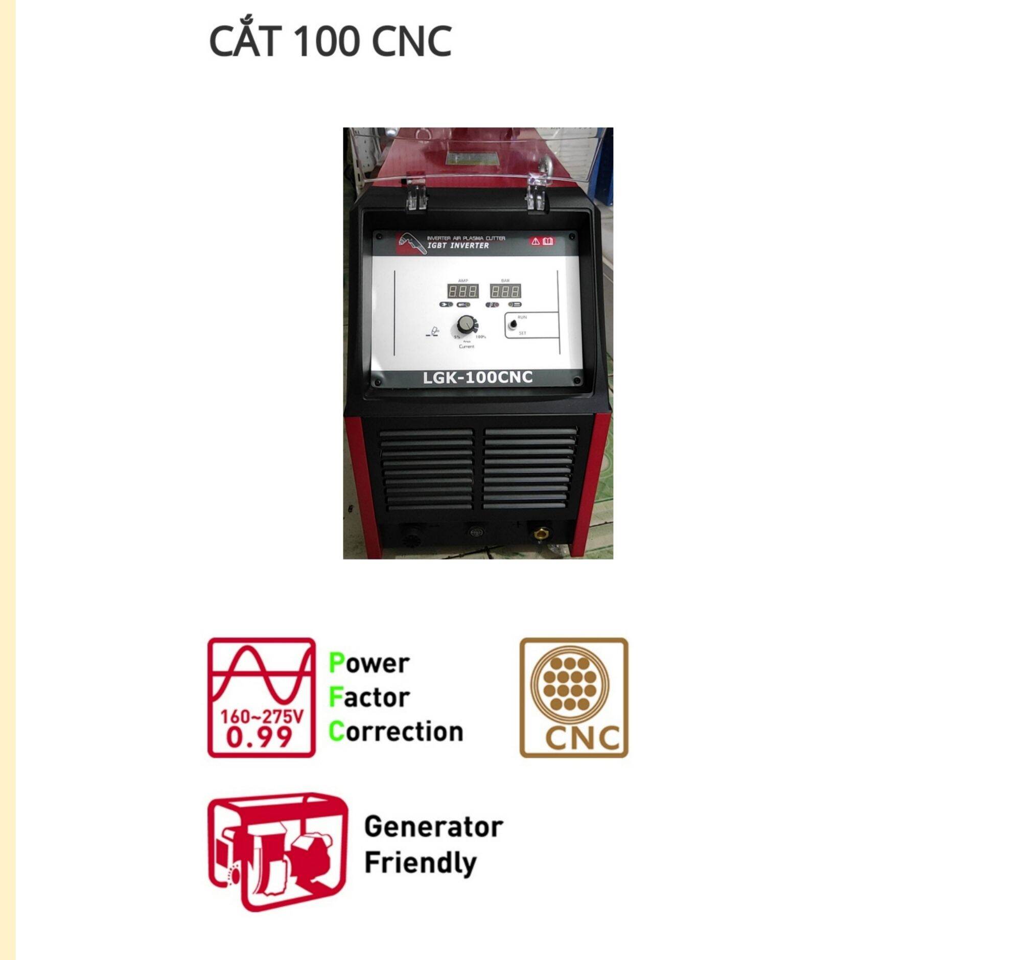 Máy cắt plasma fFama chính hãng CUT 100 tích hợp CNC kim loại nào cũng cắt được!
