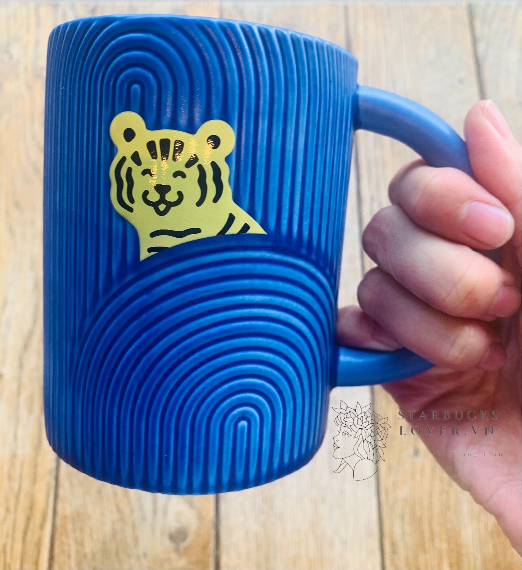 |CHÍNH HÃNG| MUG HỔ STARBUCKS XANH 12oz