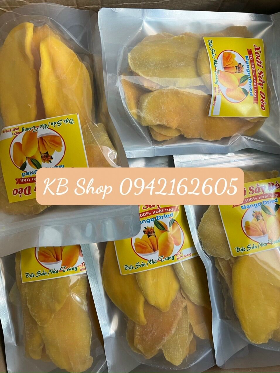 Combo 1kg xoài sấy dẻo đặc sản Nha Trang