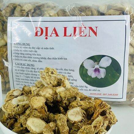 500gr củ địa liền khô (địa liền tam nại) HB134