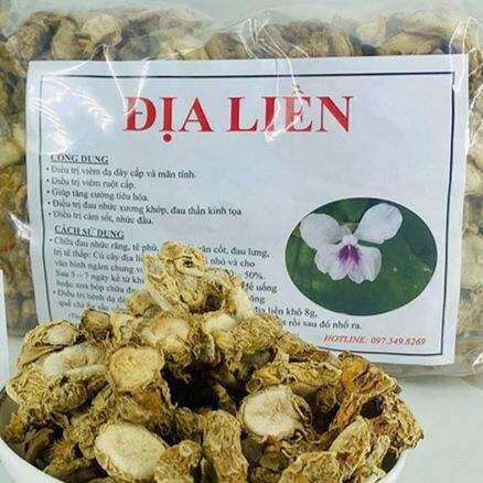 500gr củ địa liền khô (địa liền tam nại) HB134