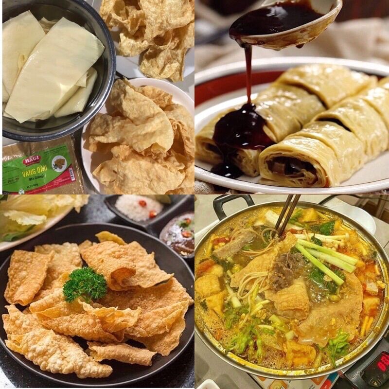 Đậu hũ ky khô 500g bao ngon