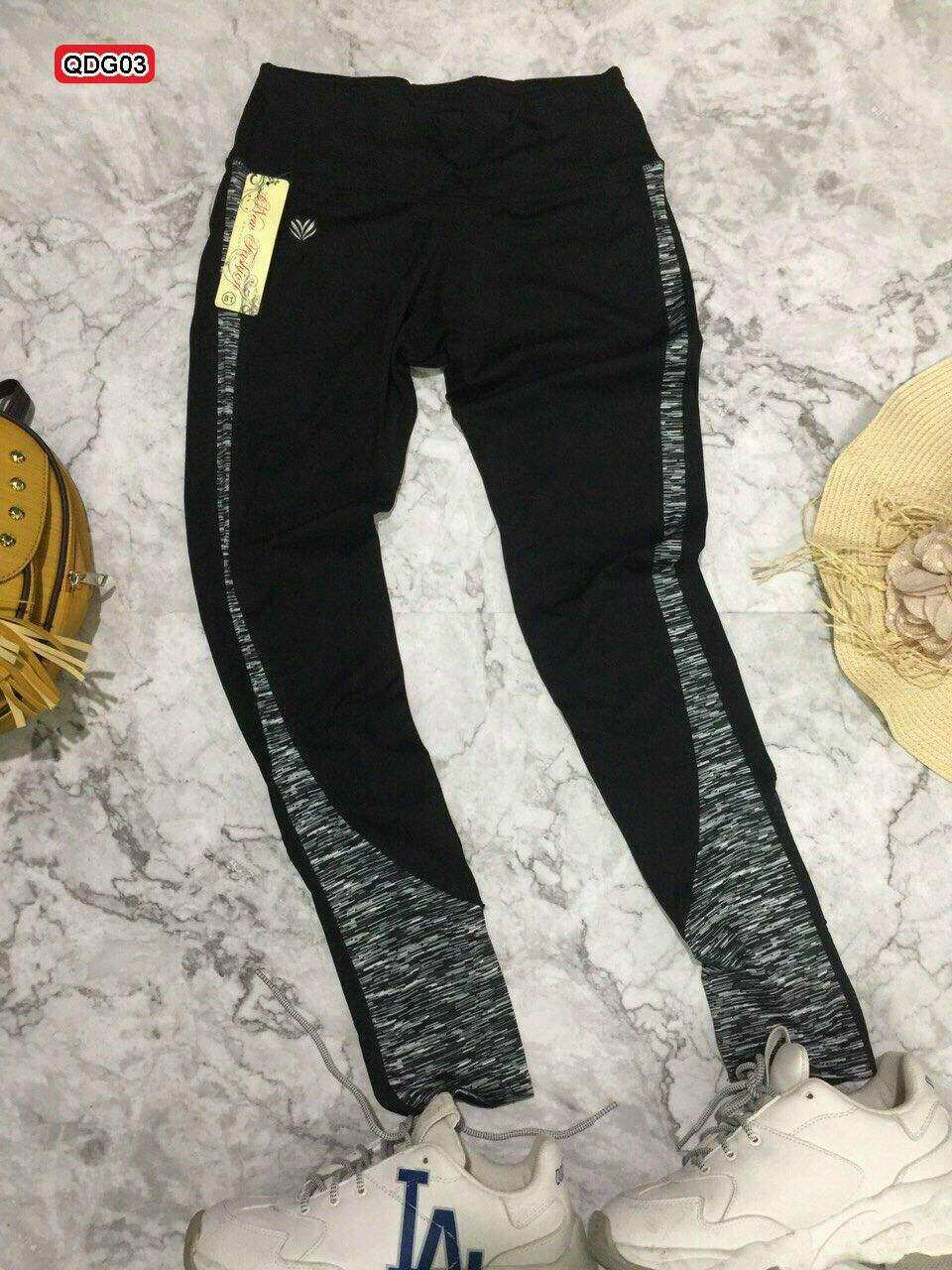 Quần thể thao đen phối lưới nử