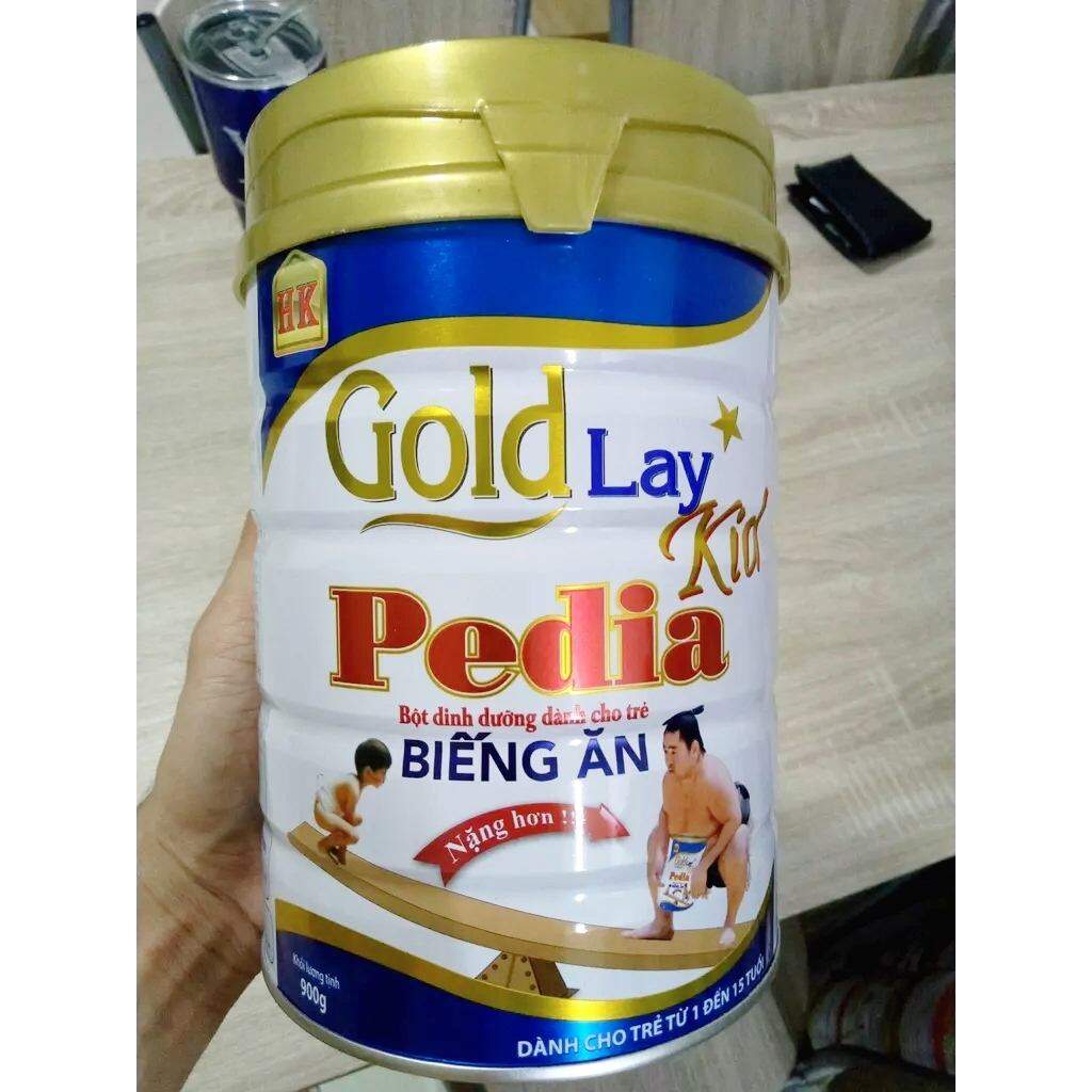 Sữa tăng cân dành cho trẻ biếng ăn, chậm tăng cân Goldlay pedia kids Lon 900g