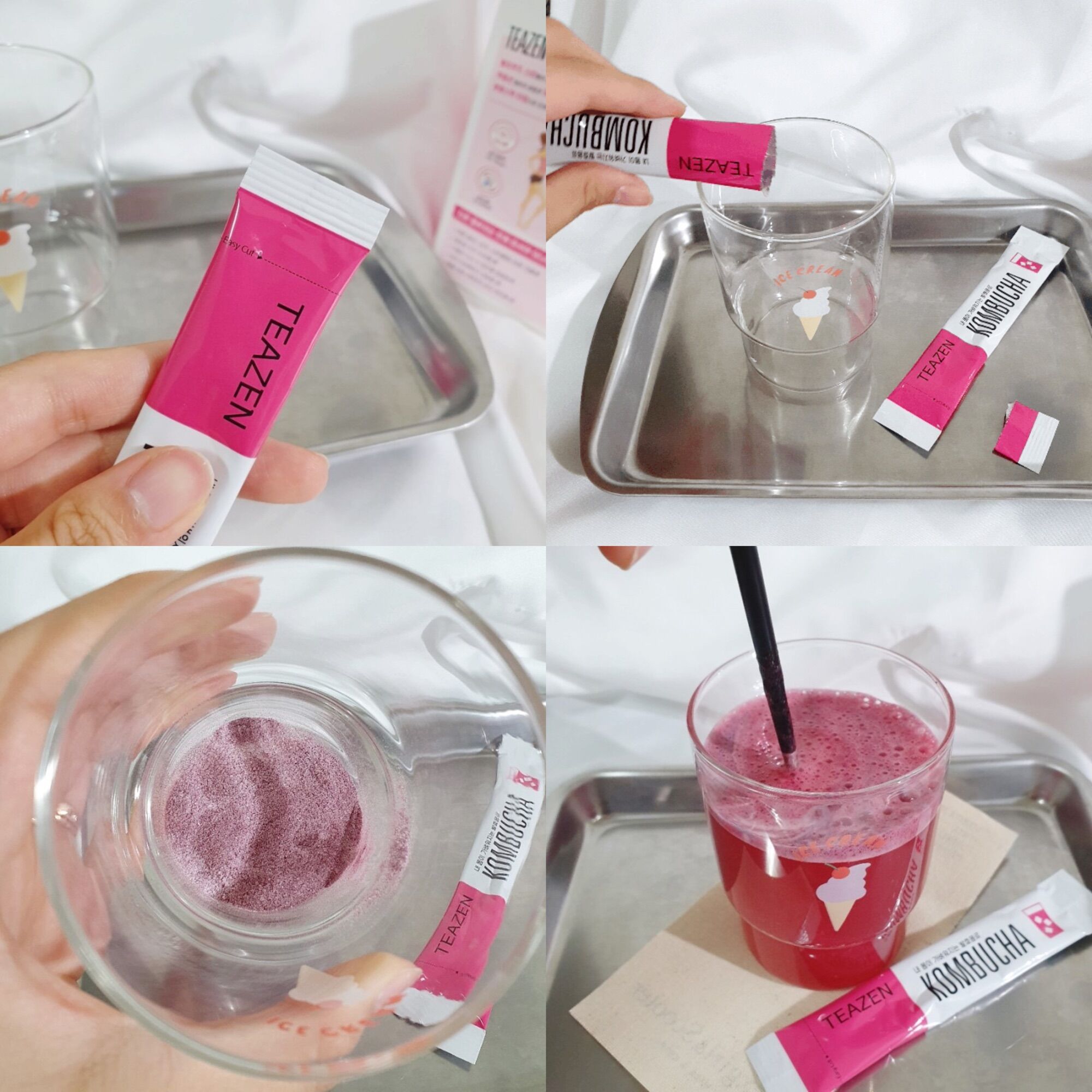 Trà Teazen Kombucha Hàn Quốc (Hộp 10 gói)