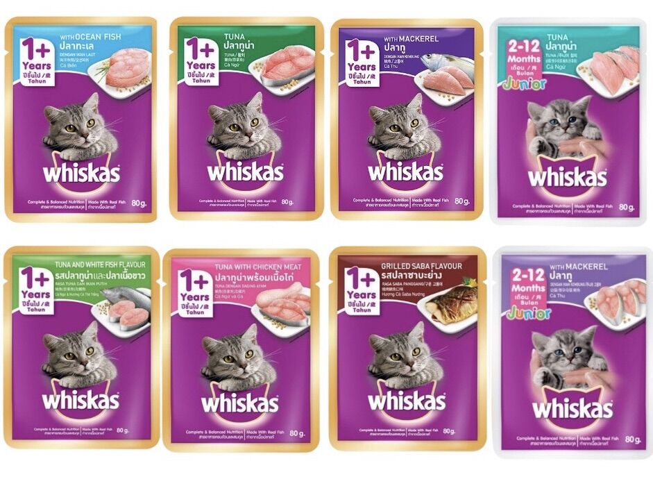 24 GÓI PATE THỨC ĂN MÈO WHISKAS