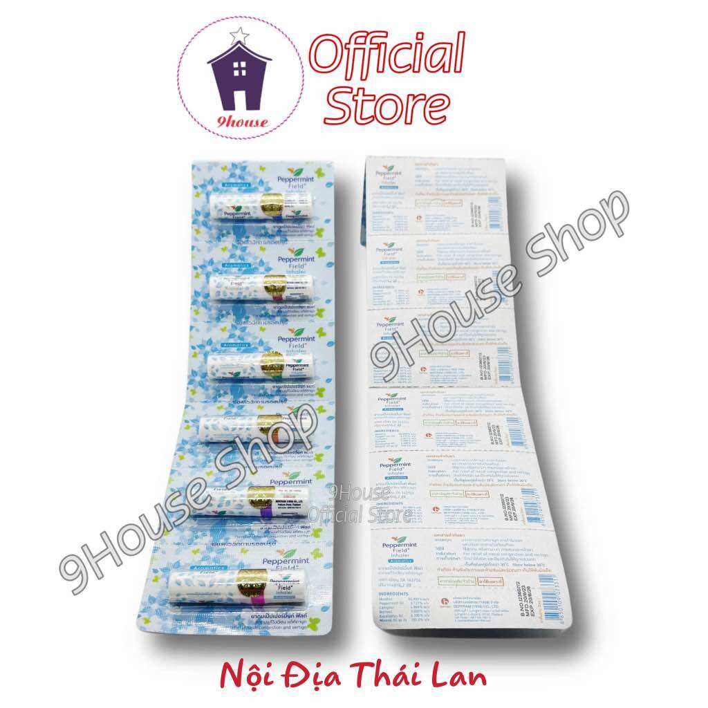01 ỐNG HÍT 2 Đầu PEPPERMINT FIELD THÁI LAN