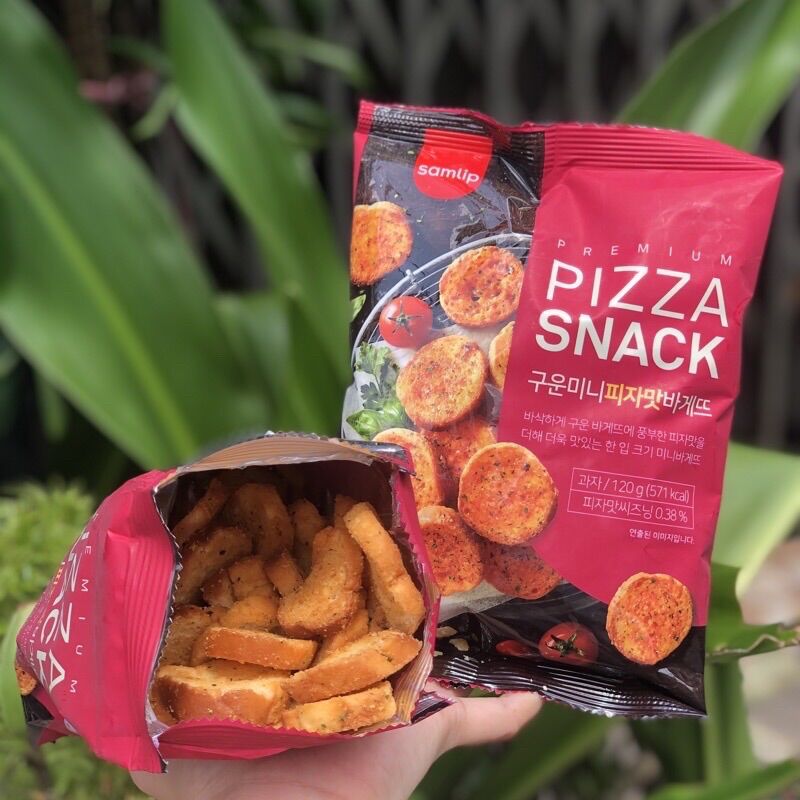 BÁNH SNACK PIZZA SAMLIP HÀN QUỐC - GÓI 120GR