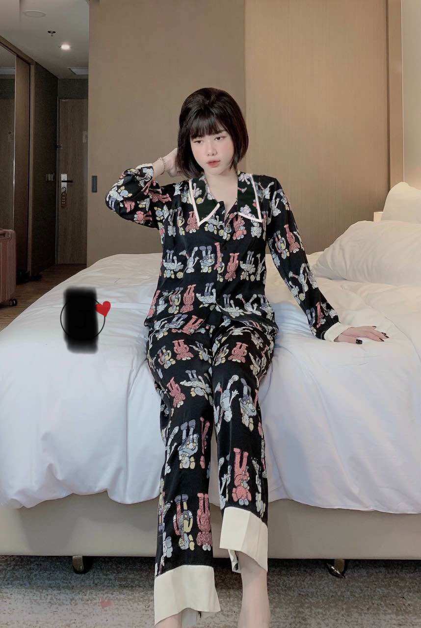 Đồ bộ lụa mango tay dài