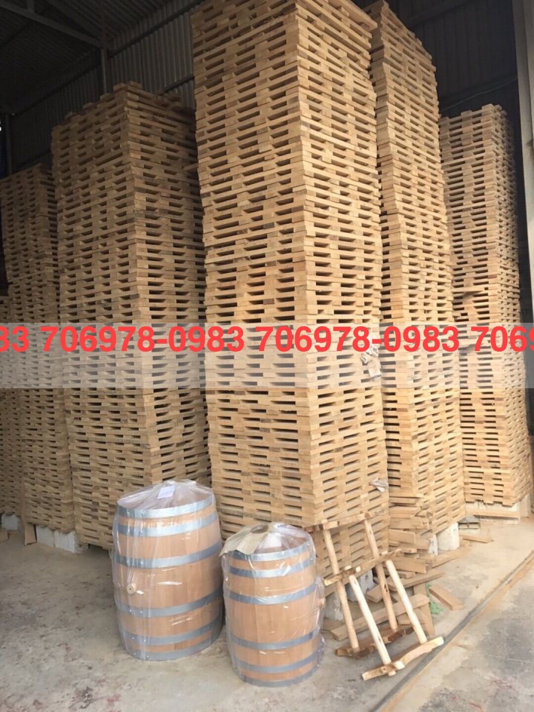 Thùng ngâm ủ rượu gỗ sồi đỏ 20lit