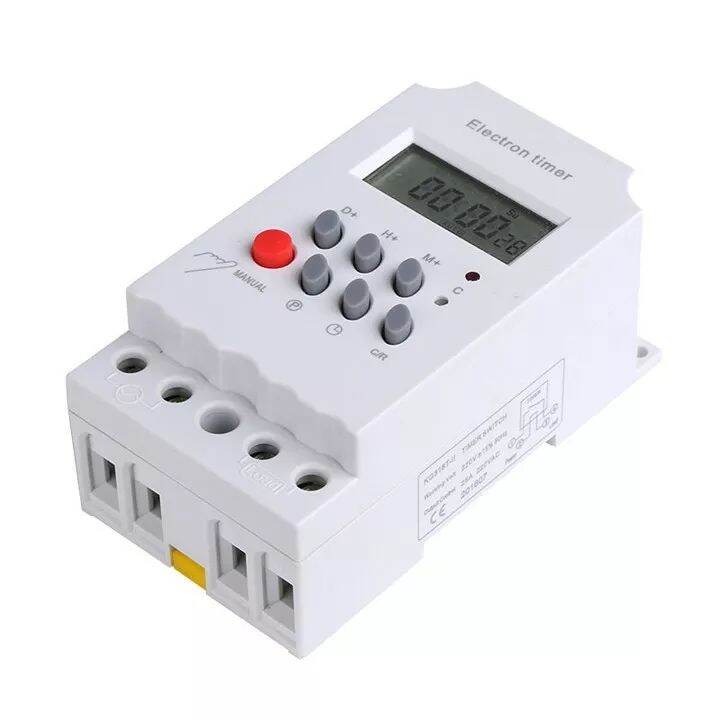 Công tắc hẹn giờ KG 316T-II [Có khóa phím] 17 chương trình Electron timer KG 316T-II timer