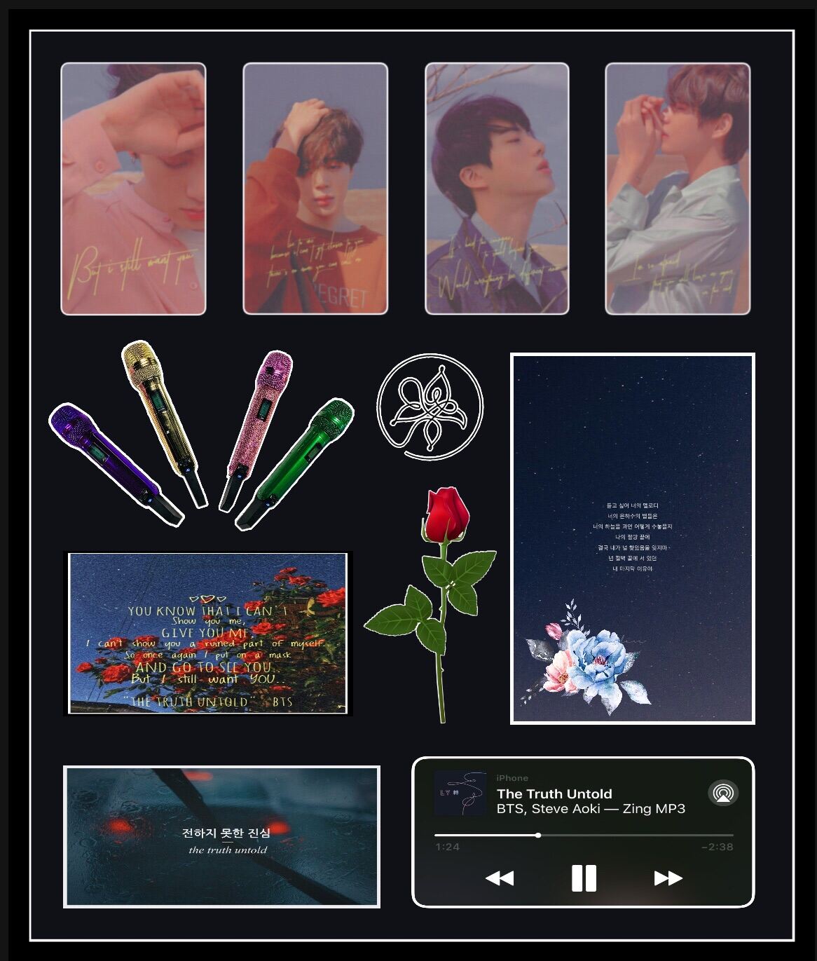 Sticker dán BTS Vocal team