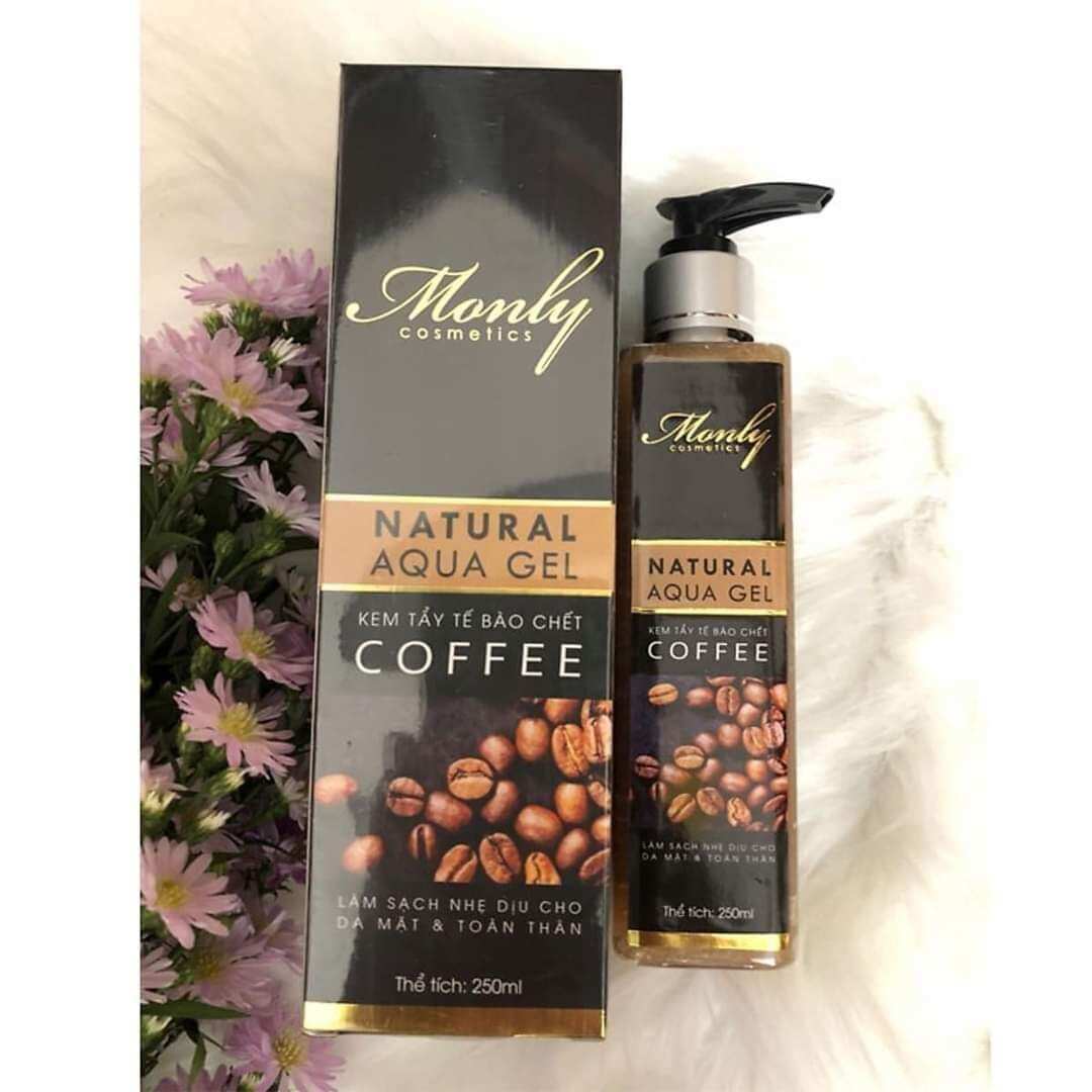 gel tẩy da chết cafe monly 250ml