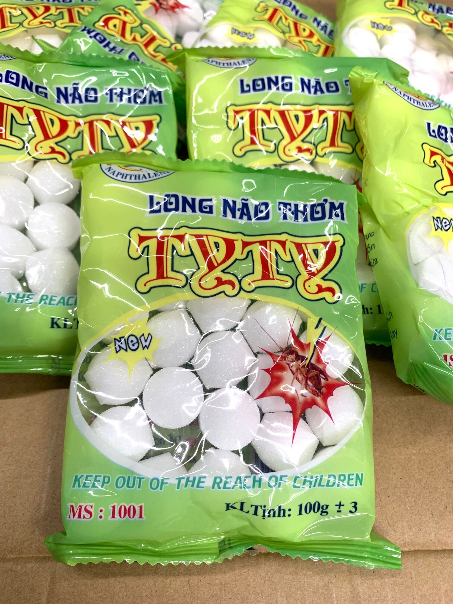 Long não thơm đuổi côn trùng, khử mùi hôi, bịch 100gam