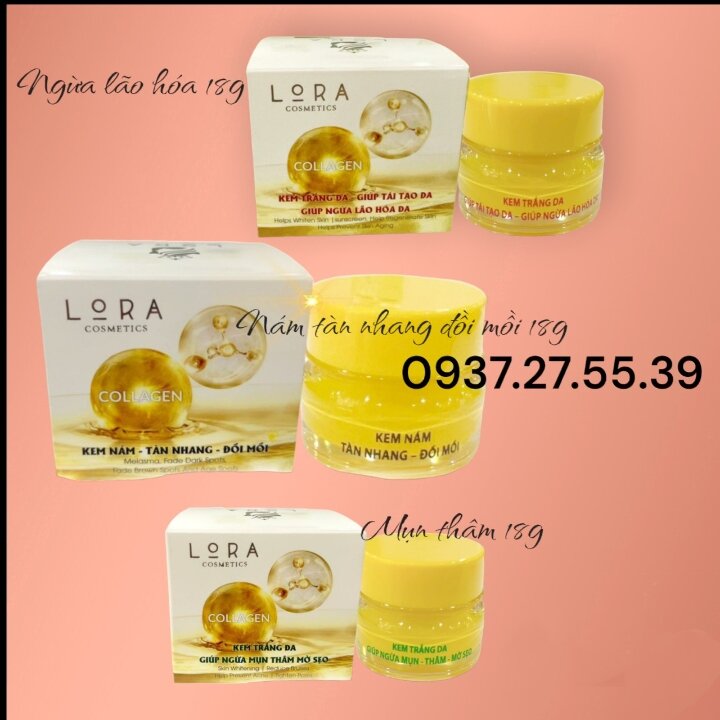 Kem lora dưỡng da nám tàn nhang đồi mồi 18g