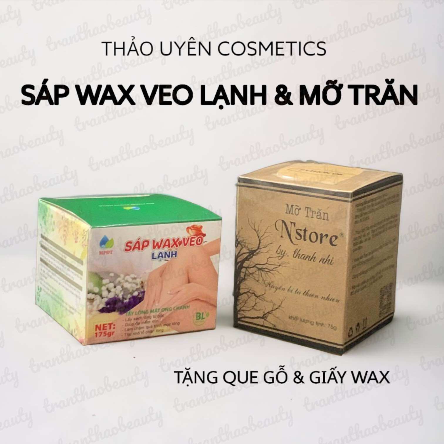 Combo sáp wax veo và mỡ trăn n'store
