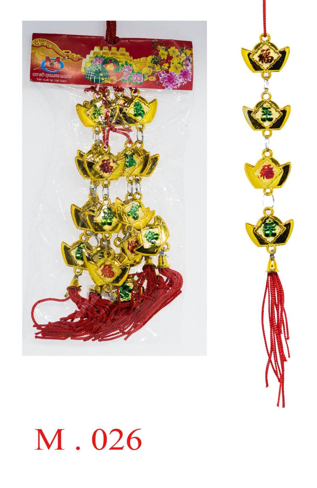 SET 10 DÂY LIỄNG TRANG TRÍ MAI ĐÀO TẾT ( TRỘN MẪU)