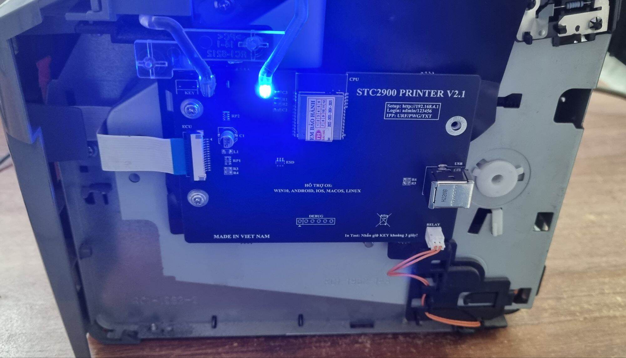 Mạch formatter canon 2900 đời mới, in qua mạng wifi