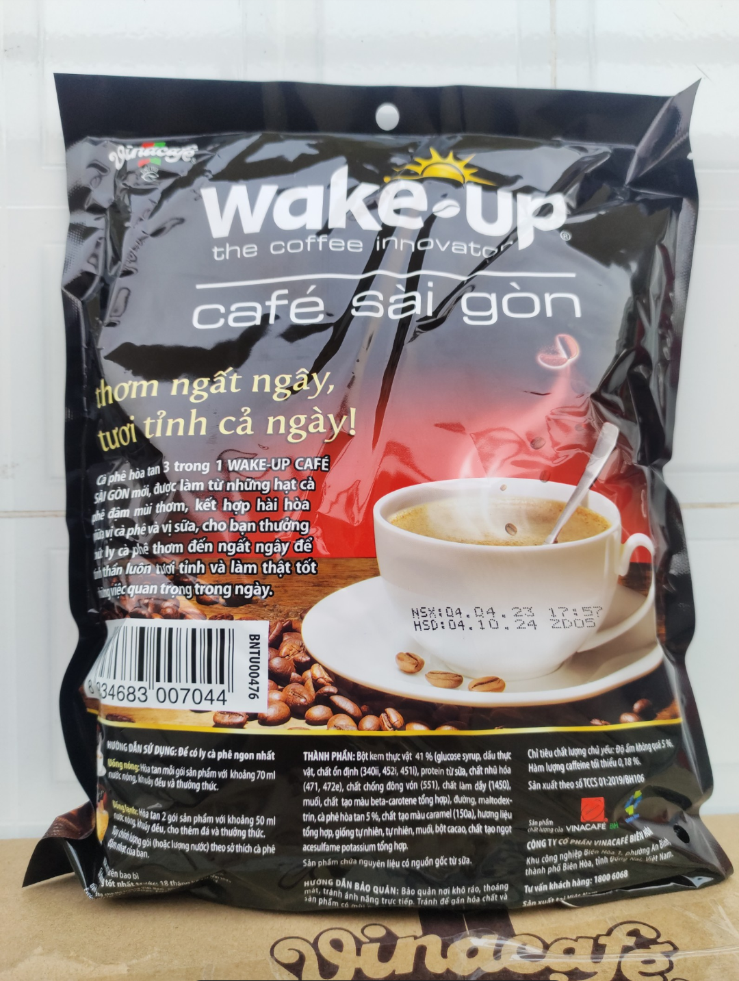 Combo 2 Bịch Cà Phê Wake Up Sài Gòn Thơm Ngon Rẻ (Date Mớii)