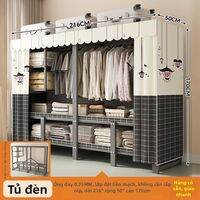 XUANXISHI | Tủ Quần Áo Chắc Chắn Dễ Lắp Ráp Cho Phòng Ngủ Hoặc Thuê Nhà