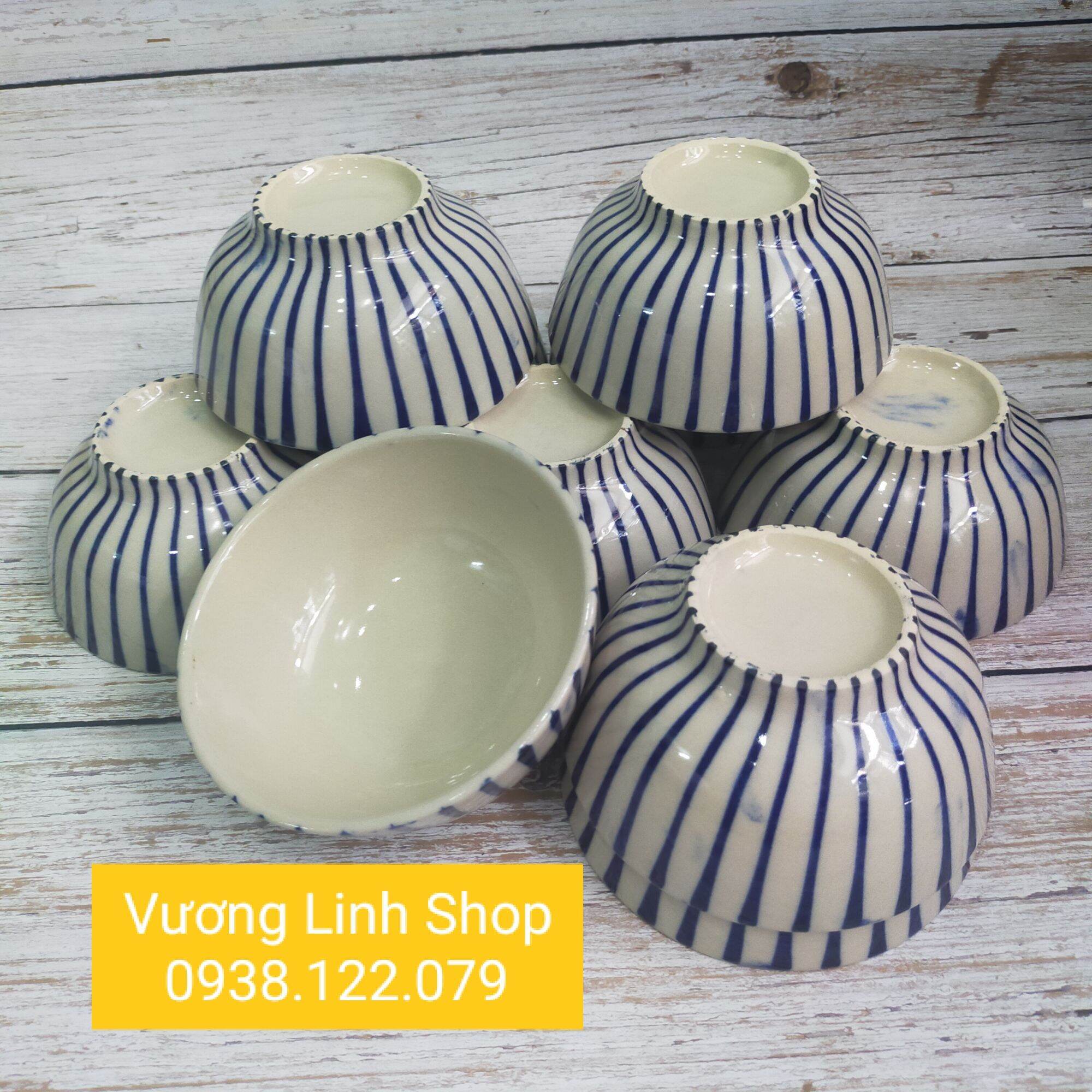 Combo chén cơm đất nung phủ men cao cấp
