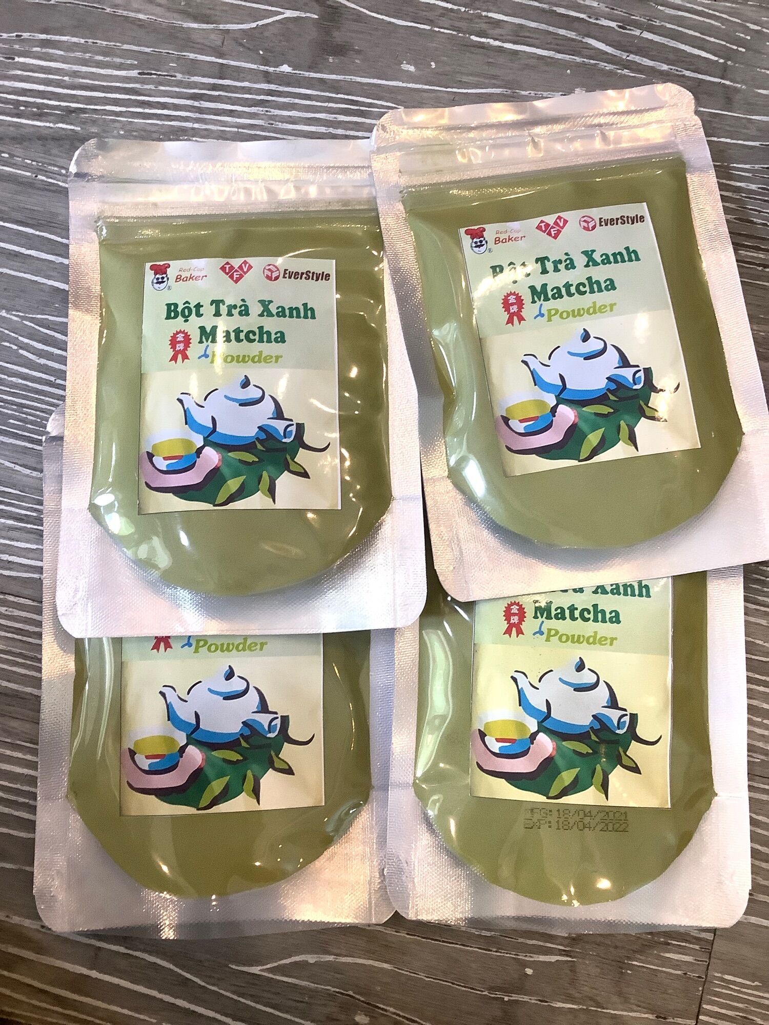 Bột Trà Xanh MatCha Đài Loan - 100Gam