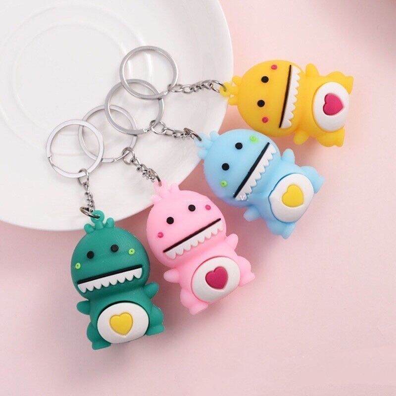 Móc khoá khủng long màu ngẩu nhiên