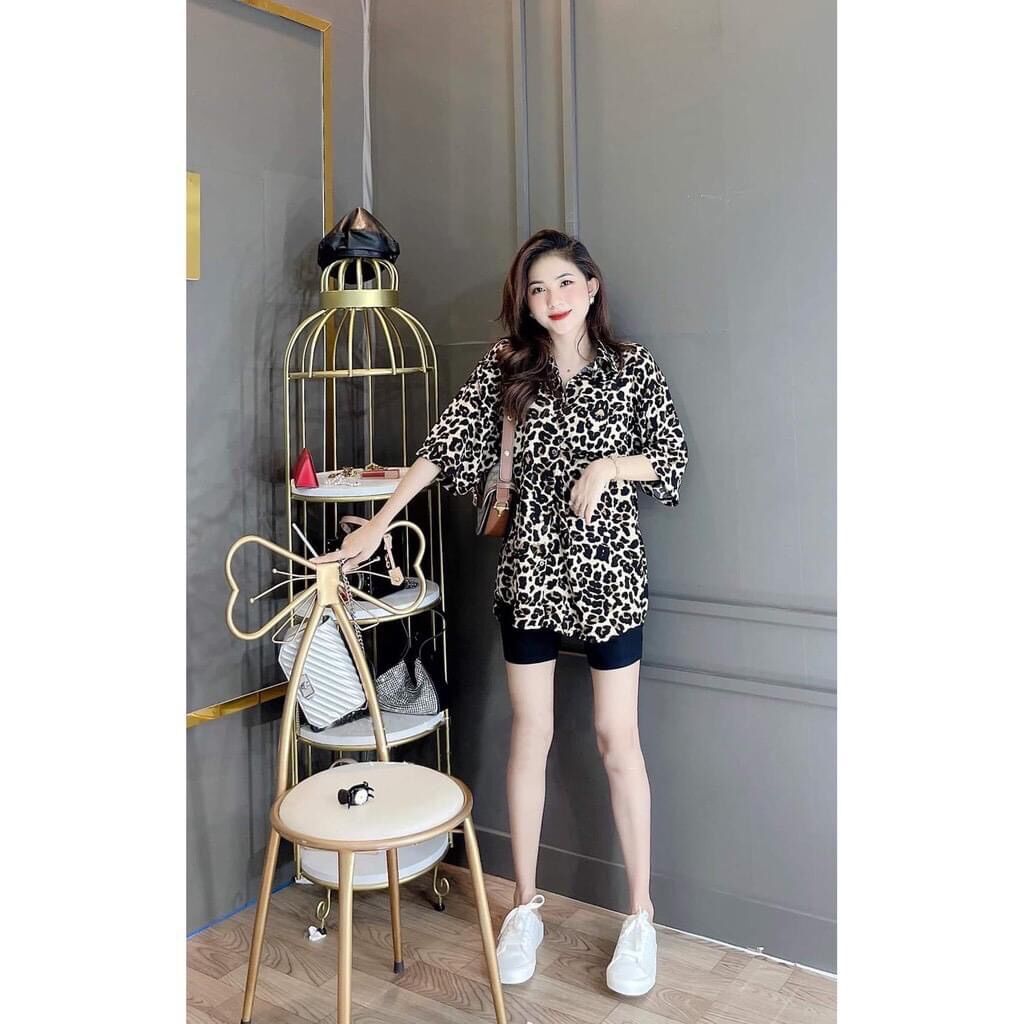 Áo sơ mi rằn ri hoạ tiết hot trend