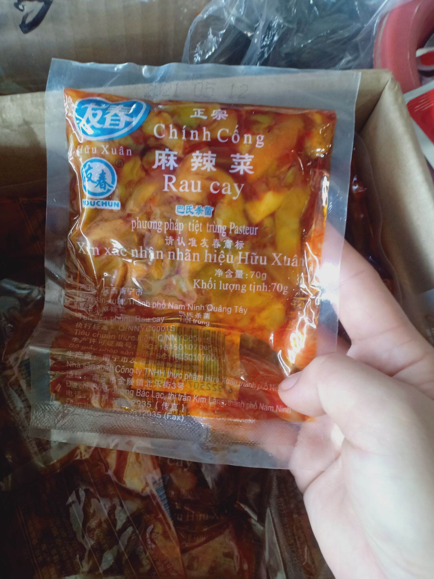 Combo 10 gói rau cay lạng sơn